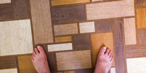 Как да се облекчи линолеумът: технология подходящ линолеум стил на дърво и бетон пол